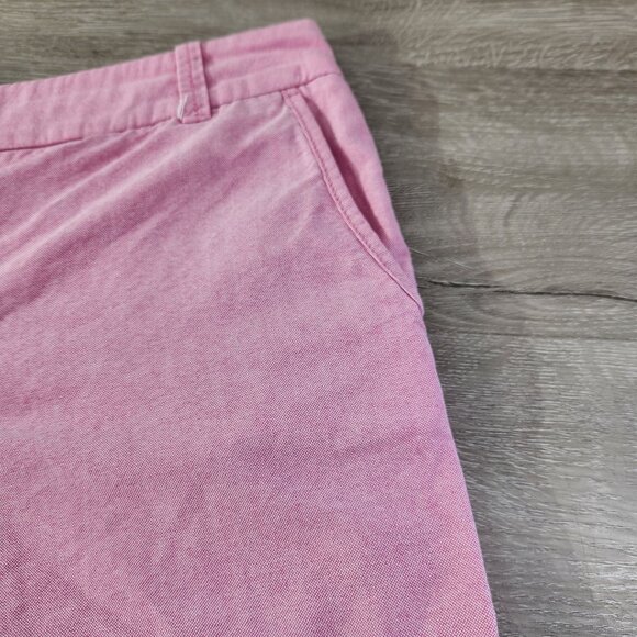J. Crew Pink City Fit Cotton Shorts With 4" Inseam Womens Size 6 - Picture 8 of 11